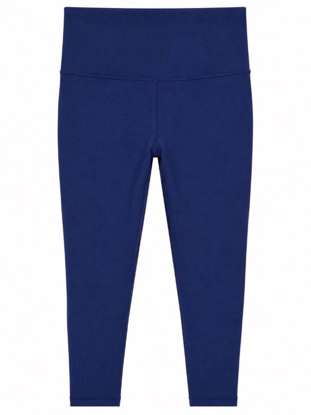90 Degree By Reflex High-Waisted Maritime Navy Capri Leggings Moisture-Wicking